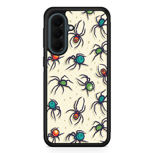 Colorful Spider Collection Samsung Galaxy A37 Case | Samsung Galaxy A37 Rubber Phone Case
