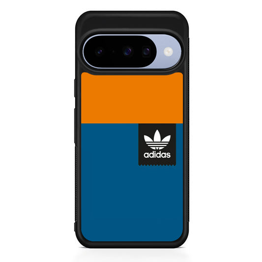Adidas Logo On Square Google Pixel 10 Case | Google Pixel 10 Rubber Protective Case