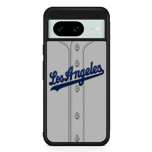 MLB Los Angeles Dodgers Jersey Google Pixel 8 Case | Durable Protective Cover for Google Pixel 8