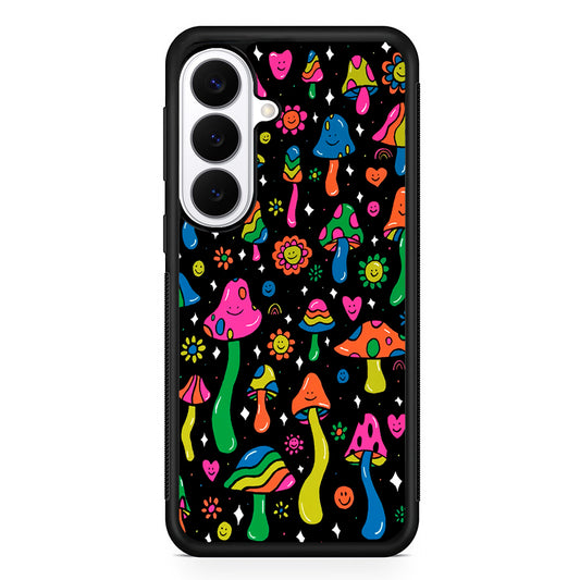 Various Mushrooms Smile Colorful Samsung Galaxy S26 Plus Case | Slim Protective Cover for Samsung Galaxy S26 Plus