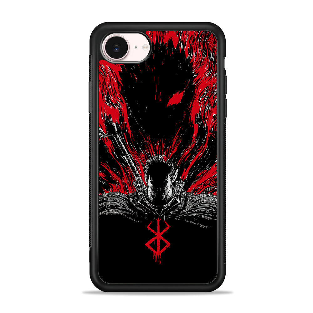 Guts Berserk The Black Swordsman iPhone 17e Case - Silicone Case
