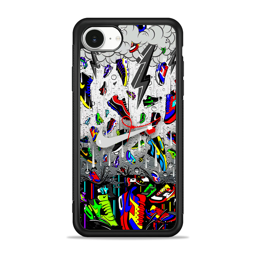 Nike Sneakers from The Sky iPhone 16e Case - Slim Silicone Case