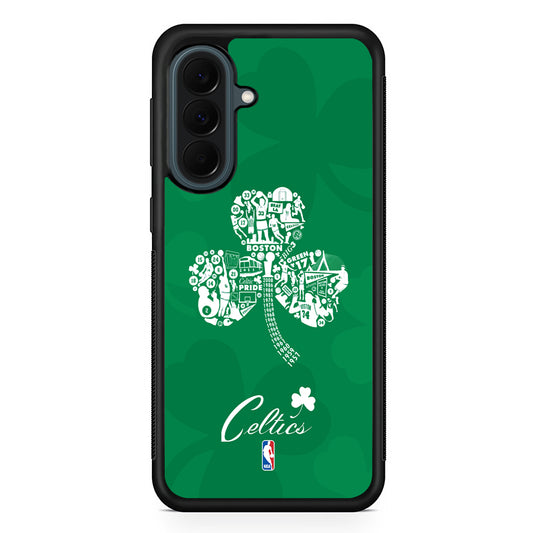 NBA Boston Celtics Logo Samsung Galaxy A37 Case | Samsung Galaxy A37 Rubber Phone Case