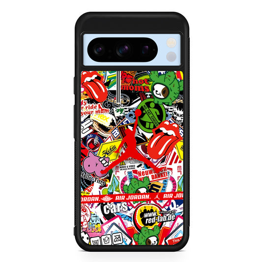 Air Jordan Mix Squad Google Pixel 8 Pro Case | Slim Protective Cover