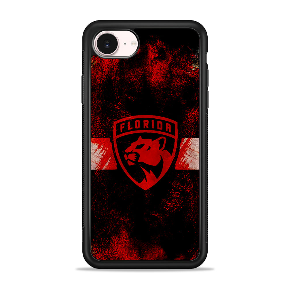 NHL Florida Panthers Abstract iPhone 17e Case - Silicone Case