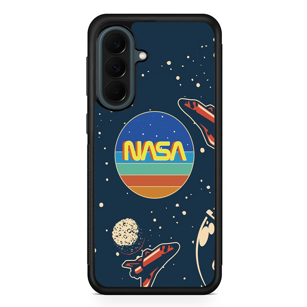 Nasa Retro Space Samsung Galaxy A37 Case | Custom Samsung Galaxy A37 Protective Cover