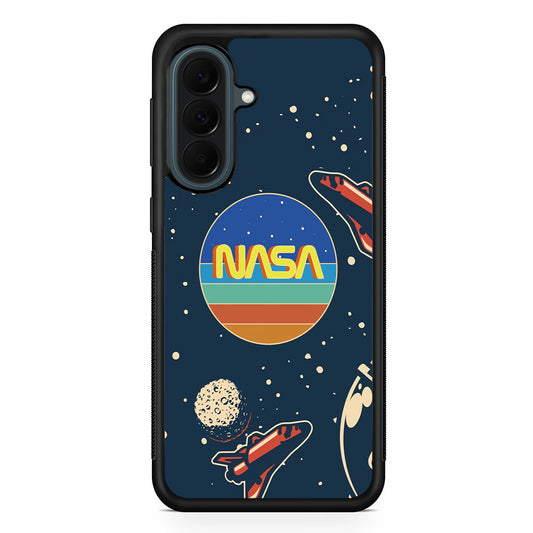 Nasa Retro Space Samsung Galaxy A37 Case | Custom Samsung Galaxy A37 Protective Cover