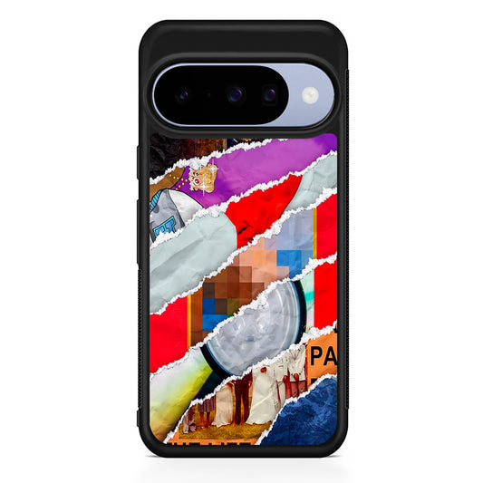 Kanye West Album Collage Google Pixel 10 Case | Google Pixel 10 Rubber Protective Case