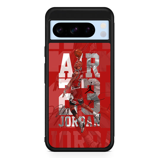 Air Jordan Silver Light Google Pixel 8 Pro Case | Slim Protective Cover