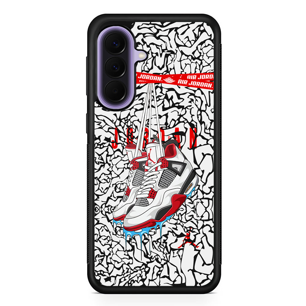 Air Jordan Passing The Challenge Samsung Galaxy A57 Case | Slim Samsung Galaxy A57 Rubber Case