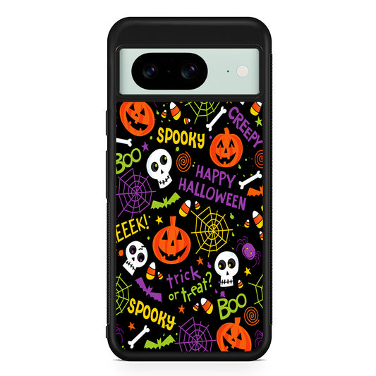 Happy Halloween Spooky Google Pixel 8 Case | Durable Protective Cover for Google Pixel 8