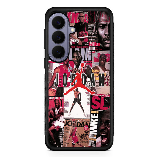 Air Jordan Magazine Collection Samsung Galaxy S26 Case | Slim Protective Rubber Case for Samsung S26