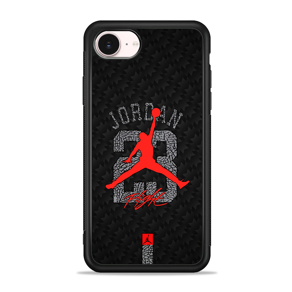 Air Jordan Sketch of Jersey iPhone 17e Case - Silicone Case