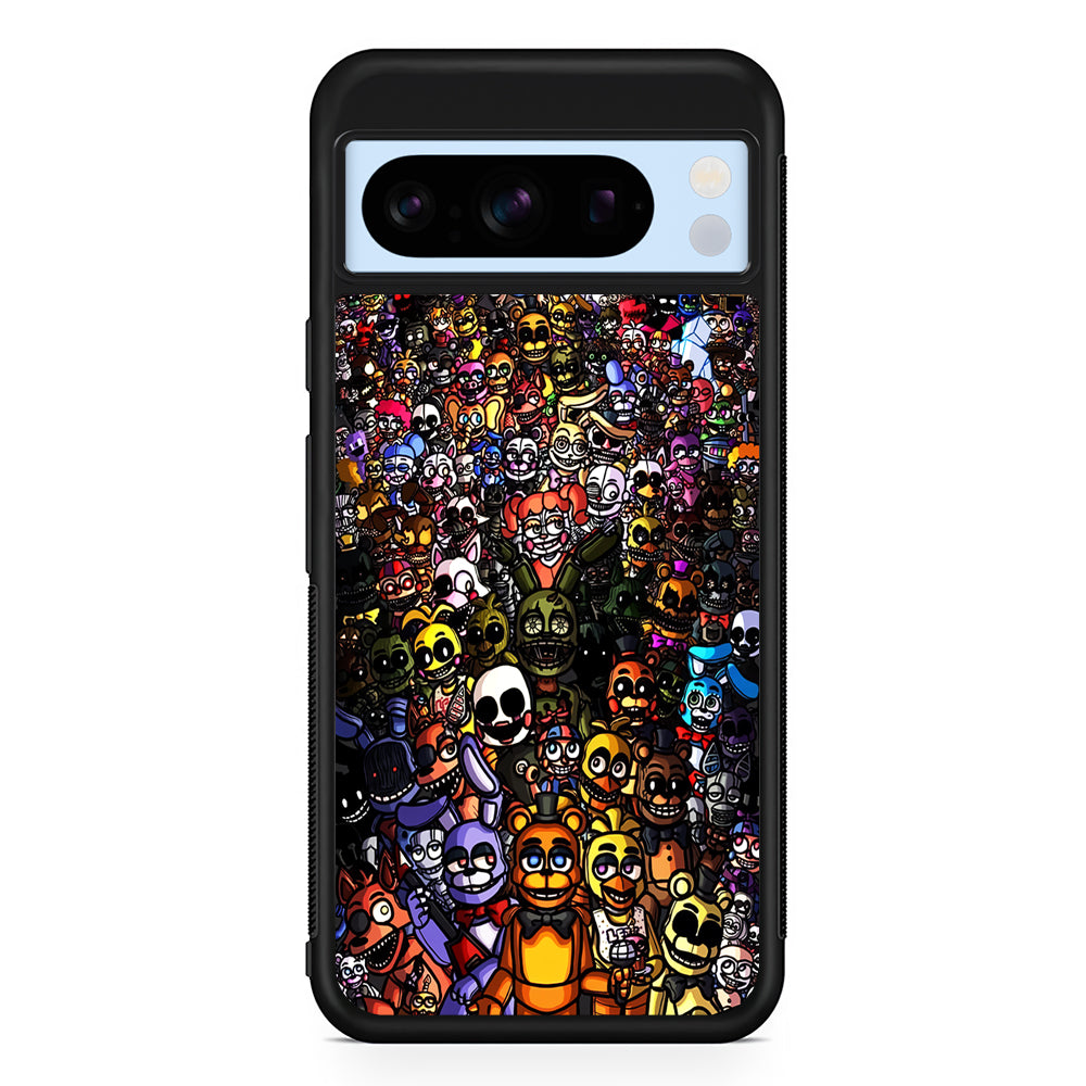 Five Nights at Freddy's Assemble Google Pixel 8 Pro Case | Slim Rubber Case for Google Pixel 8 Pro