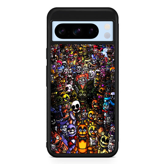 Five Nights at Freddy's Assemble Google Pixel 8 Pro Case | Slim Rubber Case for Google Pixel 8 Pro