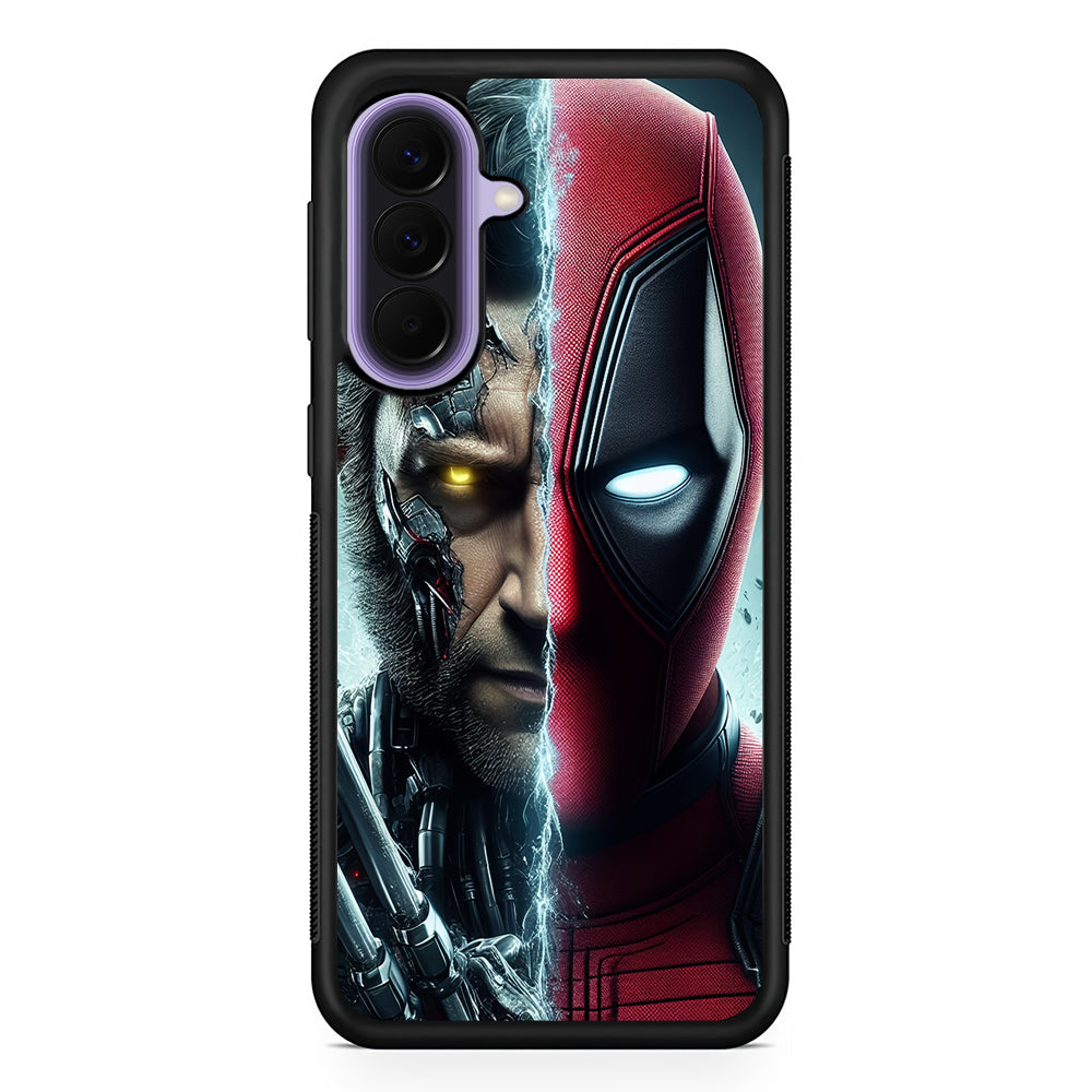 Deadpool and Wolverine Cooperation Samsung Galaxy A57 Case | Slim Samsung Galaxy A57 Rubber Case
