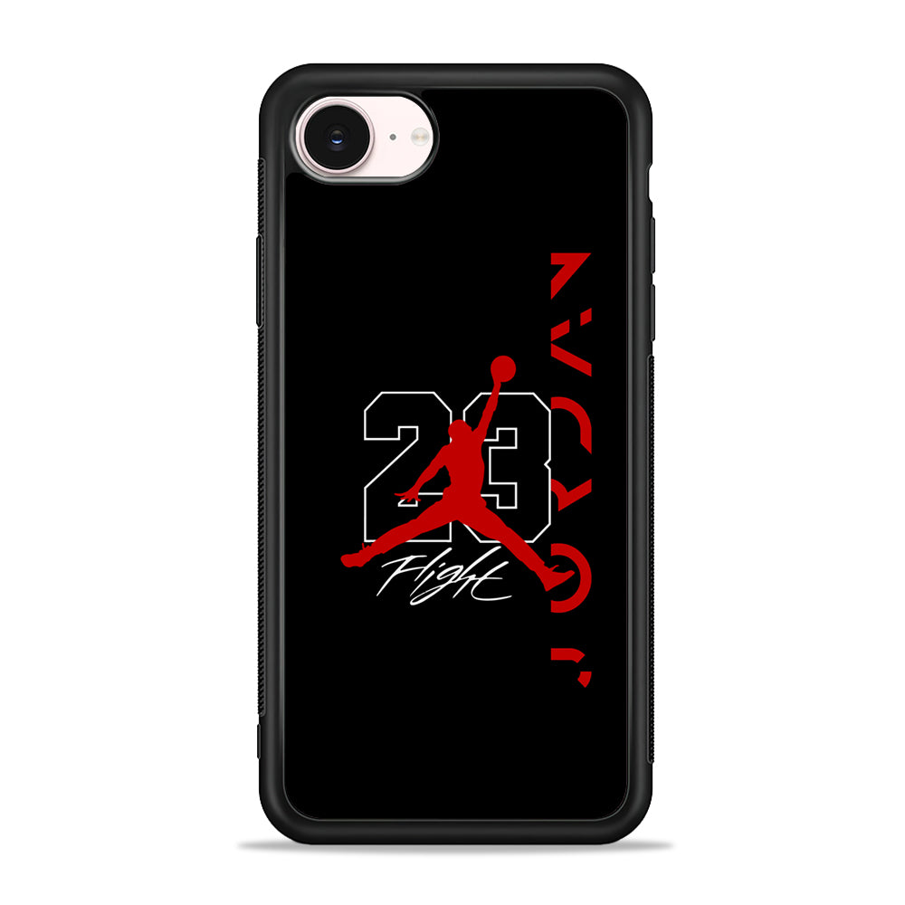 Air Jordan Black on The Back iPhone 17e Case - Silicone Case