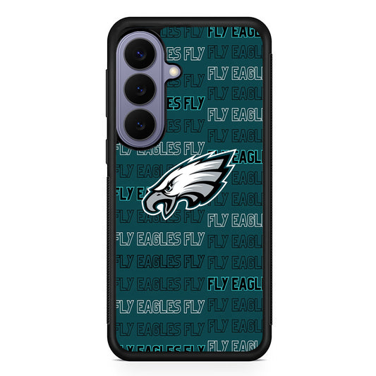 NFL Philadelphia Eagles Fly Samsung Galaxy S26 Case | Durable Rubber Case for Samsung Galaxy S26