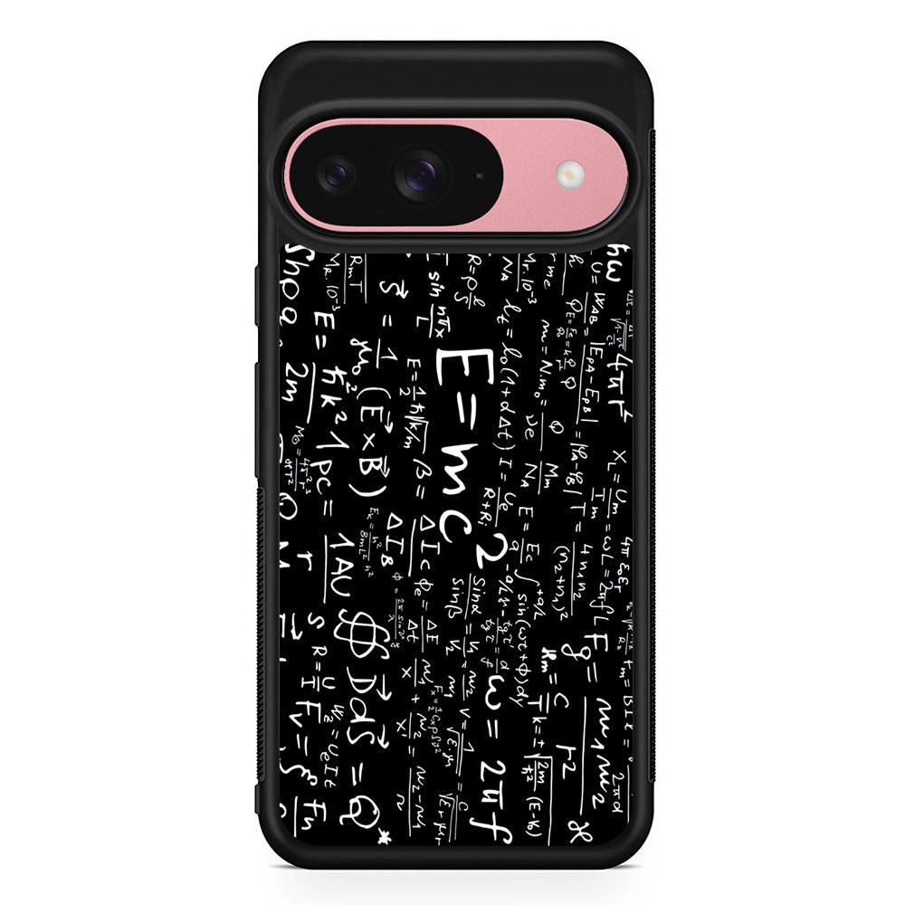 Physical Equations and Formulas Google Pixel 9 Case | Google Pixel 9 Protective Rubber Case