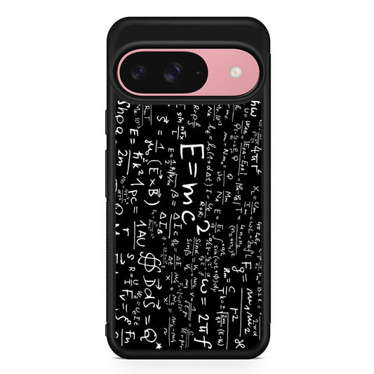 Physical Equations and Formulas Google Pixel 9 Case | Google Pixel 9 Protective Rubber Case