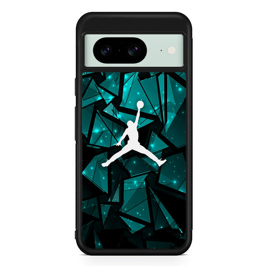 Air Jordan Shards of Crystal Google Pixel 8 Case | Durable Protective Cover for Google Pixel 8