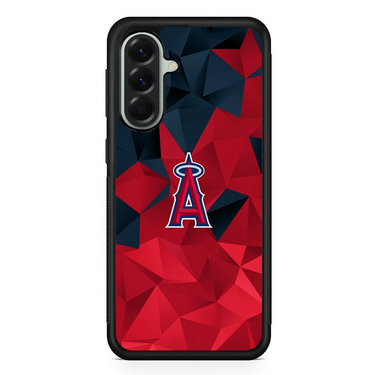 MLB Los Angeles Angels Team Samsung Galaxy A56 Case | Samsung Galaxy A56 Protective Rubber Case