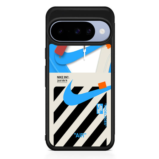 Nike Shoelaces Top Seal Google Pixel 10 Case | Google Pixel 10 Rubber Protective Case