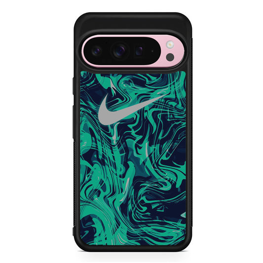 Nike Logo Tosca Marble Google Pixel 9 Pro XL Case | Protective Cover
