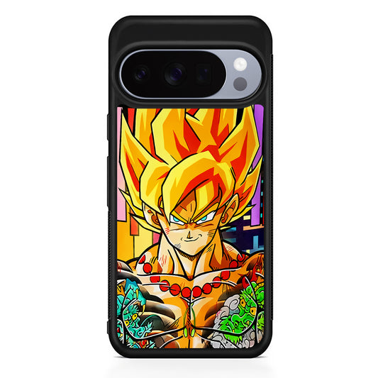 Goku Dragon Ball Z Yakuza Google Pixel 10 Pro Case | Slim Google Pixel 10 Pro Rubber Case