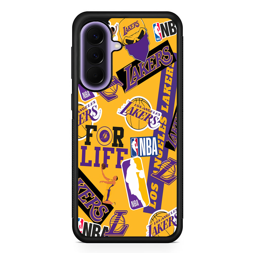 NBA Los Angeles Lakers Pride Samsung Galaxy A57 Case | Slim Samsung Galaxy A57 Rubber Case