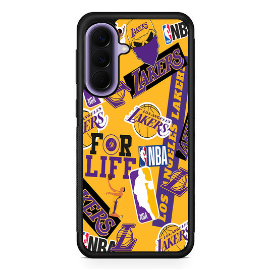 NBA Los Angeles Lakers Pride Samsung Galaxy A57 Case | Slim Samsung Galaxy A57 Rubber Case