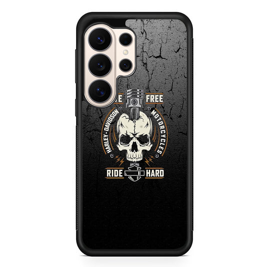 Harley Davidson Live Free with Ride Hard Samsung Galaxy S26 Ultra Case | Slim Everyday Protection for Galaxy S26 Ultra