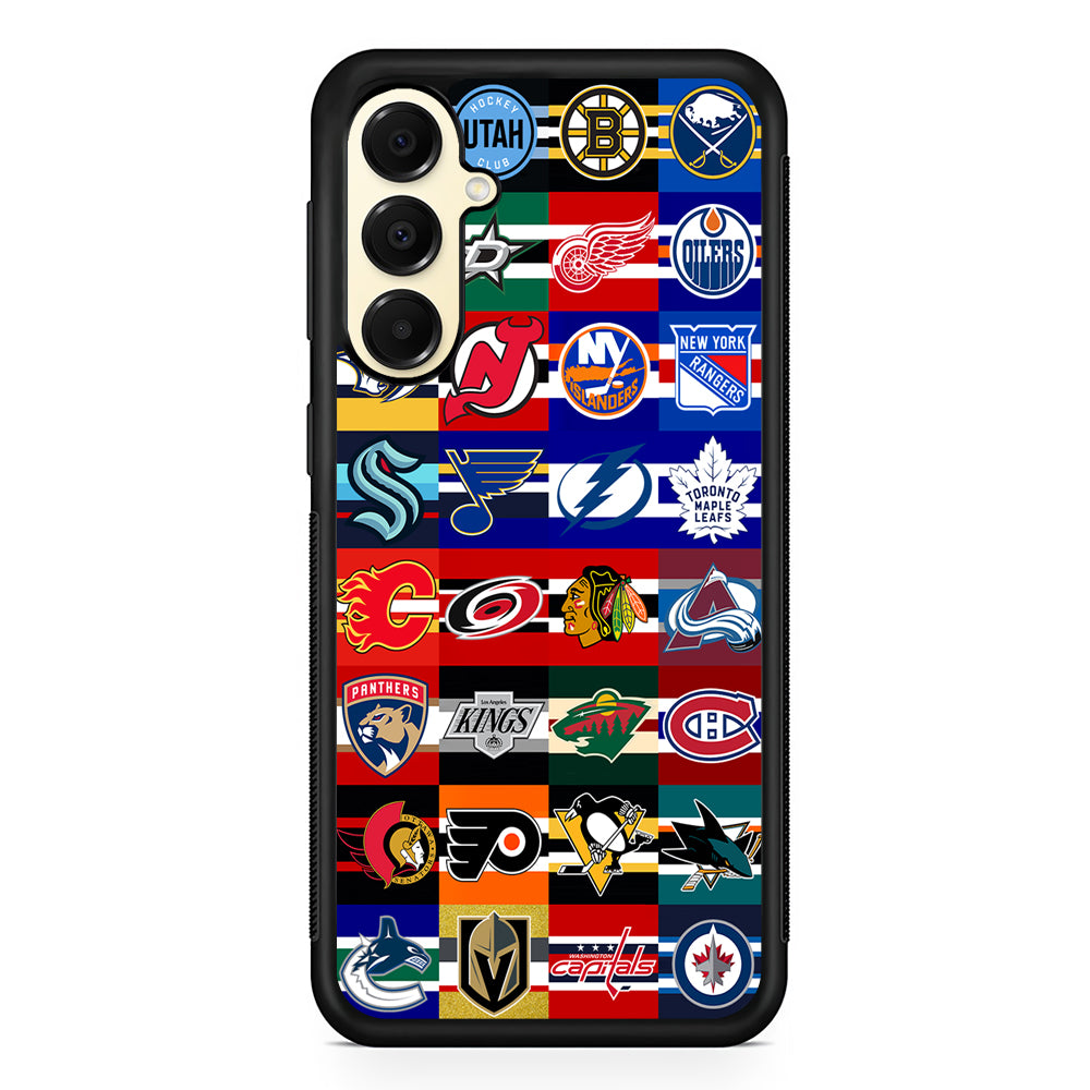 All NHL Teams Jersey Samsung Galaxy A16 Case | Slim Rubber Samsung Galaxy A16 Case