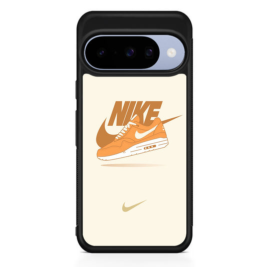 Nike Air Max Cream Shoes Google Pixel 10 Case | Google Pixel 10 Rubber Protective Case