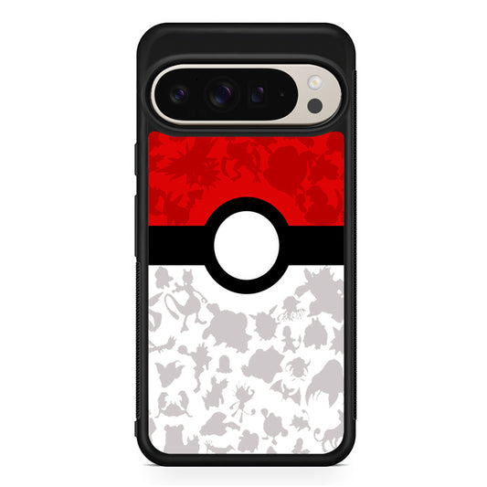 Pokemon Ball Silhouette Google Pixel 9 Pro Case | Slim Protective Cover