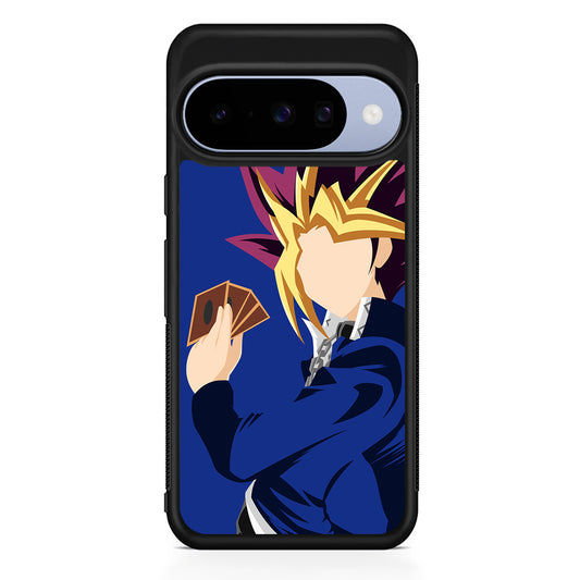 Yu-Gi-Oh Yugi Mutou Silhouette Google Pixel 10 Case | Google Pixel 10 Rubber Protective Case