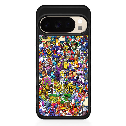Pokemon All Characters Google Pixel 10 Pro XL Case | Slim Google Pixel 10 Pro XL Protective Case