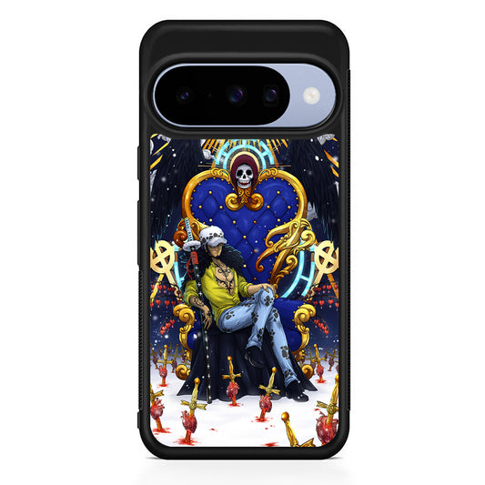 One Piece Trafalgar Law Heart Stealer Google Pixel 10 Case | Google Pixel 10 Rubber Protective Case