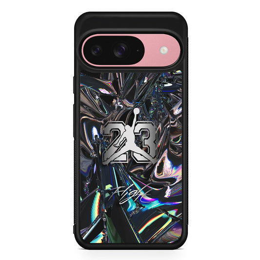 Air Jordan Abstract Mirror Backdrop Google Pixel 9 Case | Google Pixel 9 Protective Rubber Case