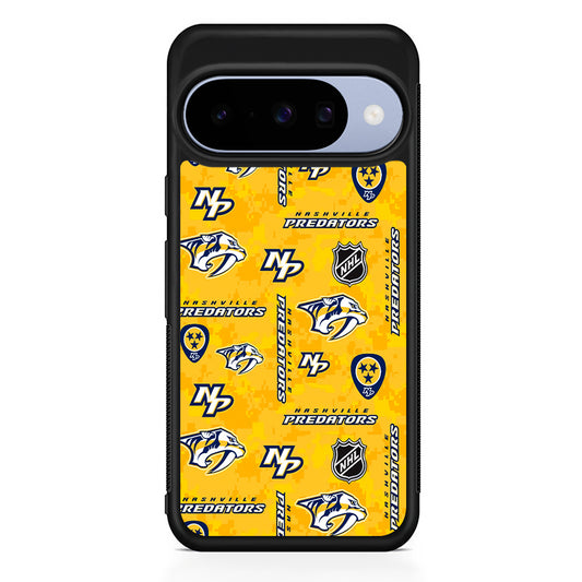 NHL Nashville Predators Pixel Google Pixel 10 Case | Google Pixel 10 Rubber Protective Case