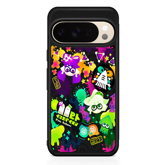 Splatoon Squid Graffiti Google Pixel 10 Pro XL Case | Slim Google Pixel 10 Pro XL Protective Case