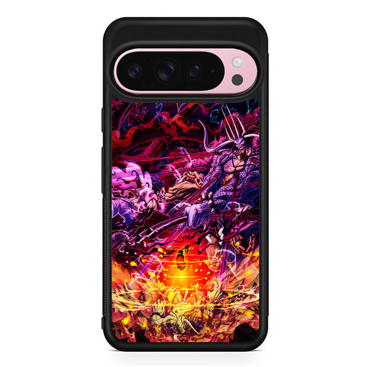 One Piece Luffy VS Kaido Google Pixel 9 Pro XL Case | Protective Cover