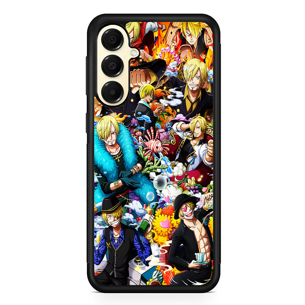 One Piece Sanji Aesthetic Samsung Galaxy A16 Case | Slim Rubber Samsung Galaxy A16 Case