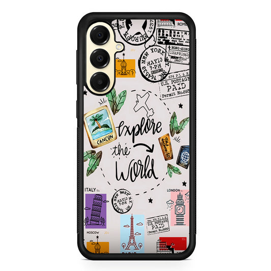 Explore The World Travel Samsung Galaxy A16 Case | Slim Rubber Samsung Galaxy A16 Case
