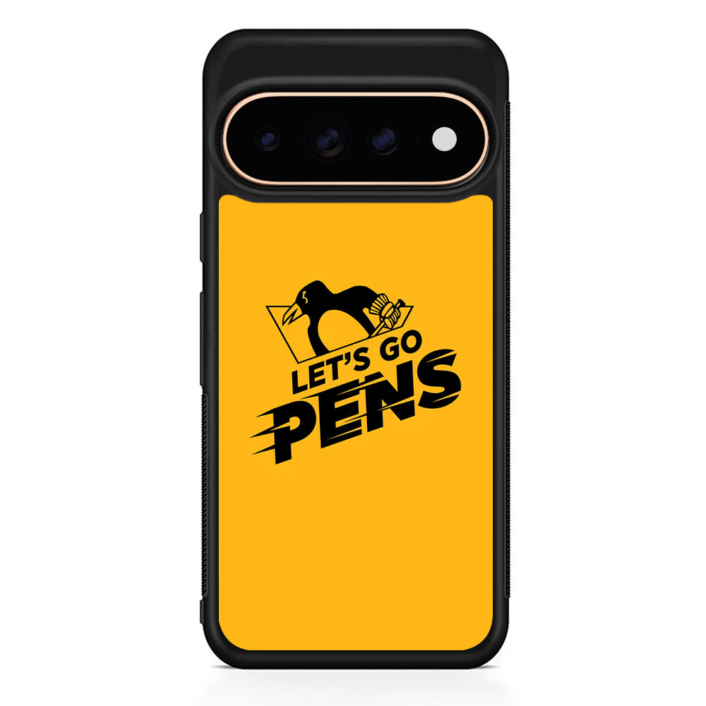 NHL Pittsburgh Penguins Let's Go Google Pixel 11 Pro Case - Stylish Protective Phone Case
