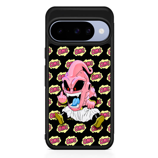 Kid Buu OMG Word Patern Google Pixel 10 Case | Google Pixel 10 Rubber Protective Case