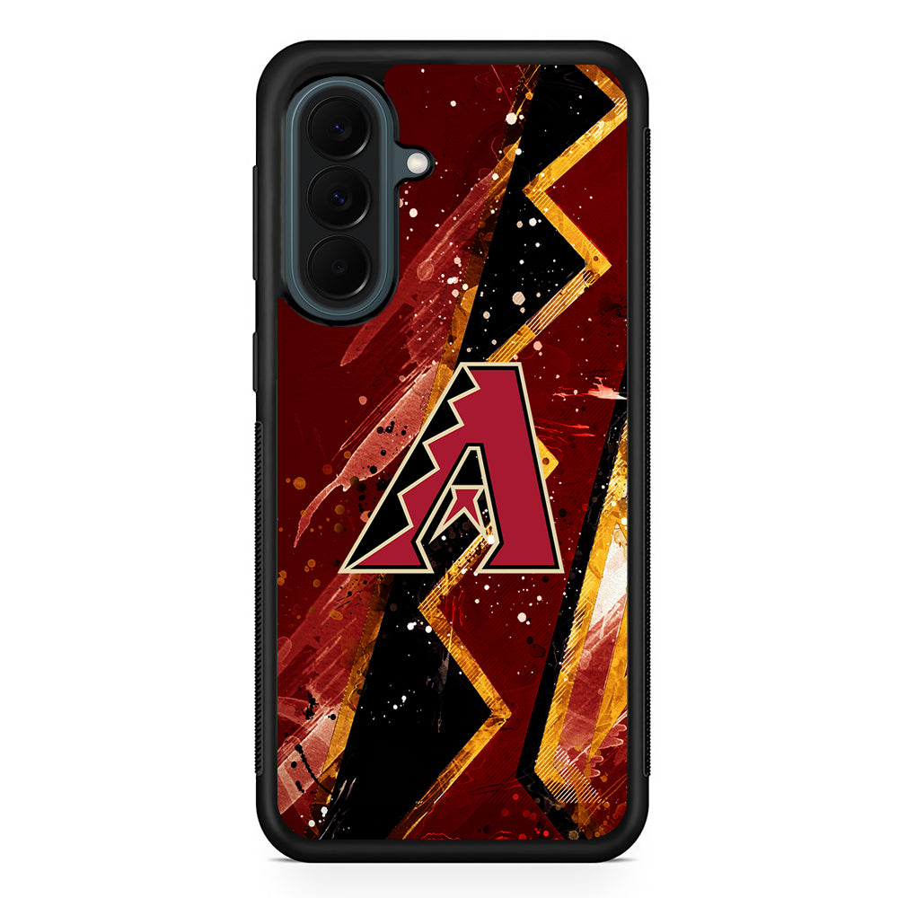 MLB Arizona Diamondbacks Team Samsung Galaxy A37 Case | Samsung Galaxy A37 Rubber Phone Case