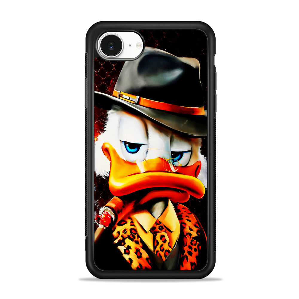 Scrooge McDuck Gangster Style iPhone 16e Case | Protective Phone Cover