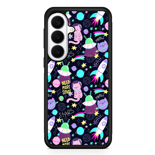 Astronauts Rockets Cat Samsung Galaxy S26 Plus Case | Slim Protective Cover for Samsung Galaxy S26 Plus