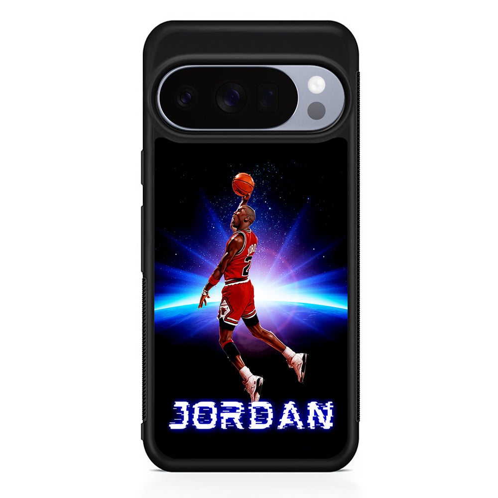 Jordan Slam Dunk Galaxy Google Pixel 10 Pro Case | Slim Google Pixel 10 Pro Rubber Case
